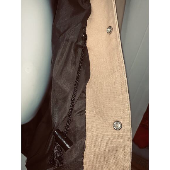 Saddlesmith Outfitters By Action Hood Canvas Jacket XS 46" Chest Oversize USA - Picture 8 of 10